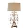 John Richard French Girandole Tall Crystal Table Lamp