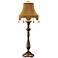 John Richard Gold and Black Turned Candlestick Table Lamp