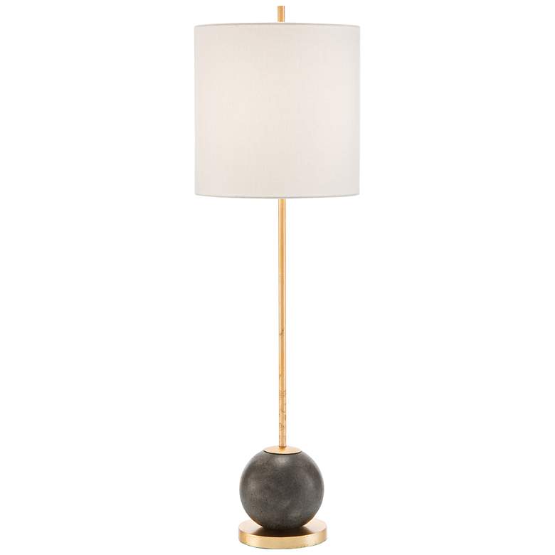 Image 1 John Richard Gold Leaf and Oiled Bronze Buffet Table Lamp