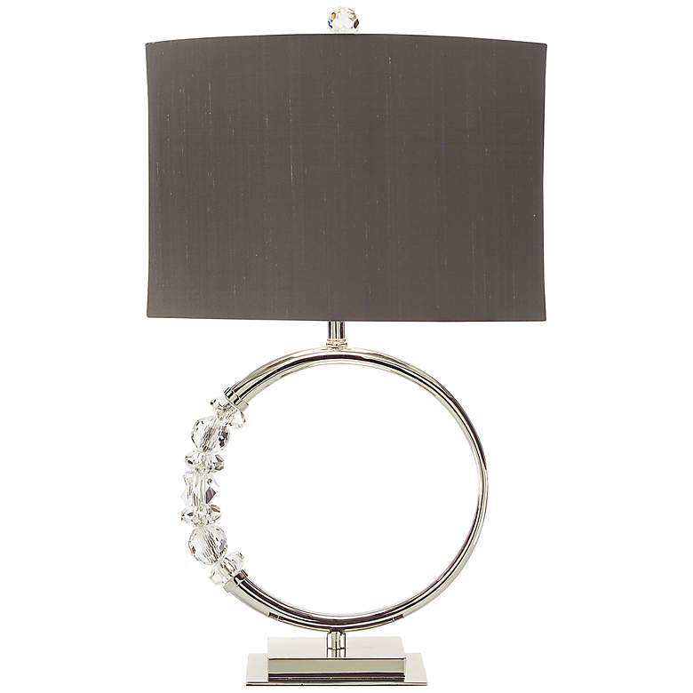 Image 1 John Richard Nickel Ring Table Lamp