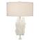 John Richard Selenite II White Table Lamp