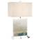 John Richard Slated Blue and Gray Table Lamp