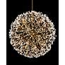 John Richard Spherical 43 1/2" Wide Gold 30-Light Chandelier