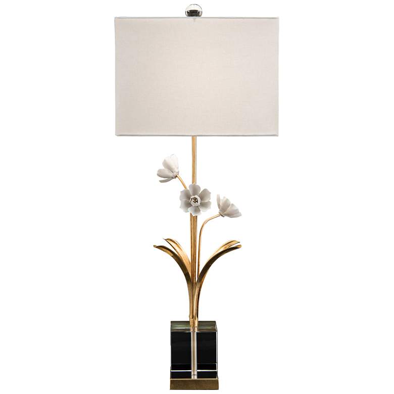 Image 1 John Richard Spring Has Sprung Gold Leaf Metal Table Lamp