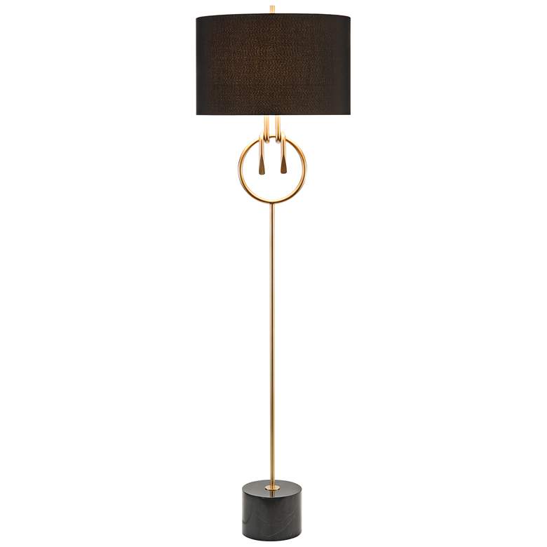 Image 1 John Richard Trent Gold Plated Wrapped Knot Floor Lamp