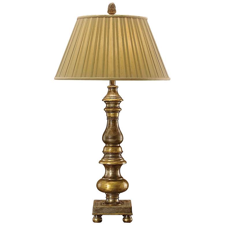 Image 1 John Richard Turned Candlestick Table Lamp