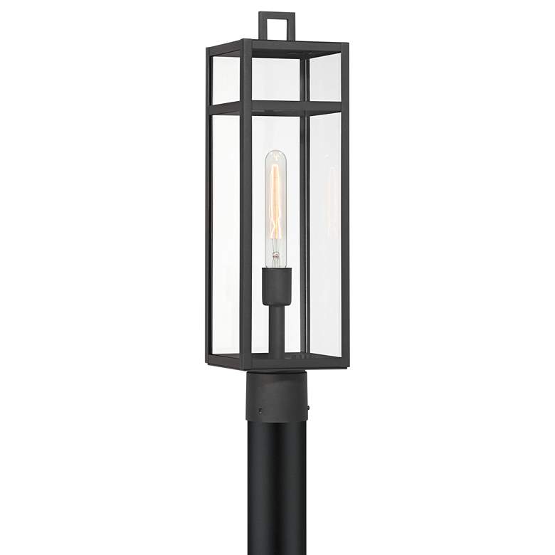 Image 3 John Timberlan San Lucas 21 3/4" High Sand Black Outdoor Post Light