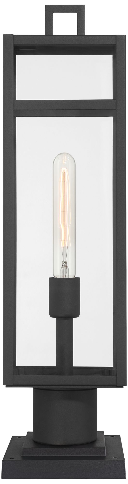 Image 6 John Timberlan San Lucas 21 3/4"H Sand Black Outdoor Pier Mount Light more views