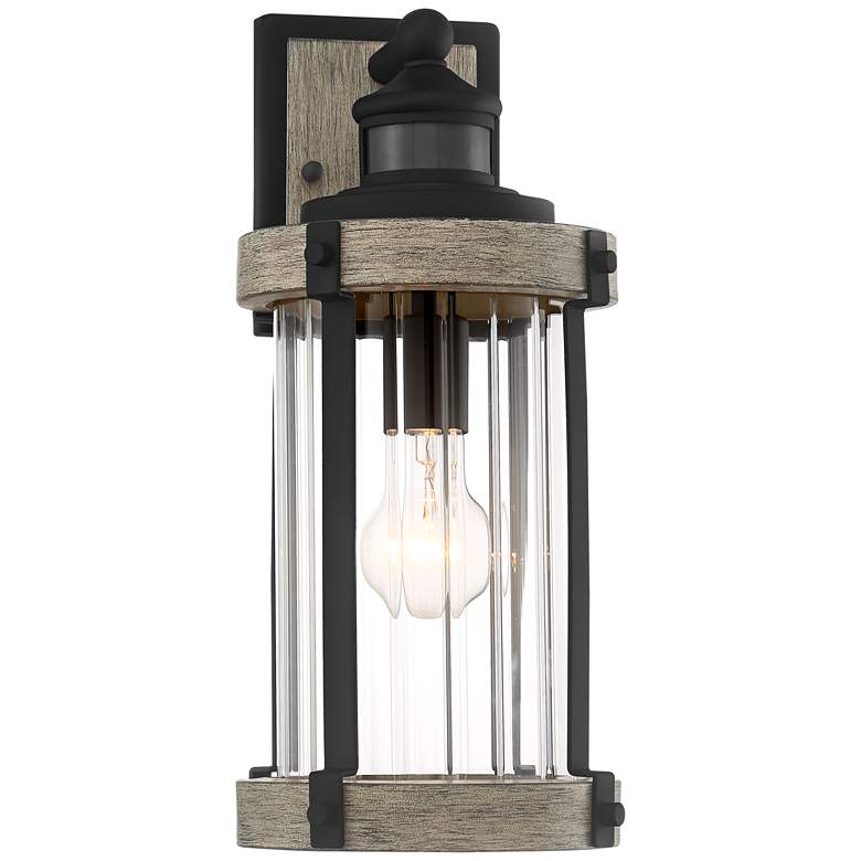 Image 2 John Timberland 15 1/2" Gray Dual-Bright Motion Sensor Outdoor Light