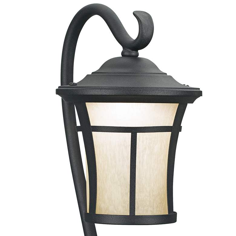 Image 2 John Timberland 23" Textured Black LED Landscape Lights Set of 2 more views
