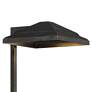 2_John Timberland 23" Textured Black LED Landscape Path Lights Set of 2 more views