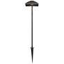 4_John Timberland 23" Textured Black LED Landscape Path Lights Set of 2 more views