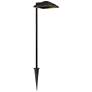 5_John Timberland 23" Textured Black LED Landscape Path Lights Set of 2 more views