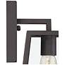 3_John Timberland Arrington 10 3/4" Black and Clear Glass Outdoor Light more views