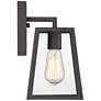 5_John Timberland Arrington 10 3/4" Black and Clear Glass Outdoor Light more views