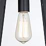 3_John Timberland Arrington 13" High Mystic Black Wall Lights Set of 2 more views