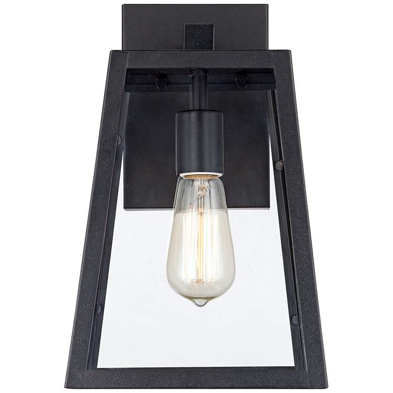 Image 5 John Timberland Arrington 13" High Mystic Black Wall Lights Set of 2 more views