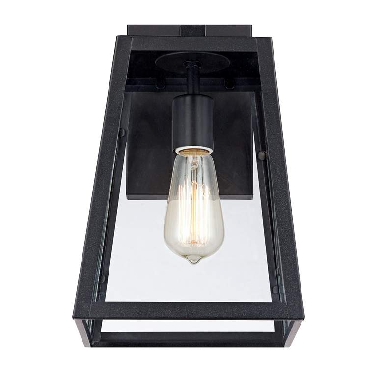 Image 6 John Timberland Arrington 13" High Mystic Black Wall Lights Set of 2 more views