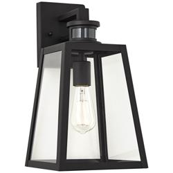 John Timberland Arrington 14 3/4" Black Motion Sensor Outdoor Light
