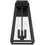 4_John Timberland Arrington 20" Glass Mystic Black Outdoor Wall Light more views