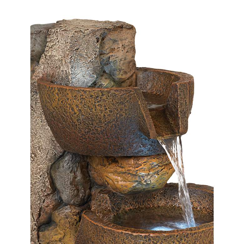 Image 3 John Timberland Ashmill Urn 29" High Rustic Garden Fountain more views