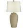John Timberland Austin 28" Sand Ridged Jug Southwest Rustic Table Lamp