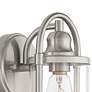 3_John Timberland Avani 10 1/4" Brushed Nickel Outdoor Wall Light more views