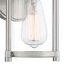 4_John Timberland Avani 10 1/4" Brushed Nickel Outdoor Wall Light more views