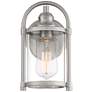 5_John Timberland Avani 10 1/4" Brushed Nickel Outdoor Wall Light more views