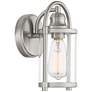 6_John Timberland Avani 10 1/4" Brushed Nickel Outdoor Wall Light more views