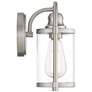 7_John Timberland Avani 10 1/4" Brushed Nickel Outdoor Wall Light more views