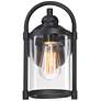 3_John Timberland Avani 10 1/4" High Black Outdoor Lantern Wall Light more views