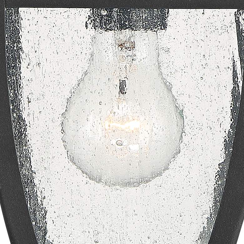 Image 3 John Timberland Beaufort 12 inch Black Motion Sensor Outdoor Wall Light more views