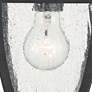 John Timberland Beaufort 12" Black Motion Sensor Outdoor Wall Light