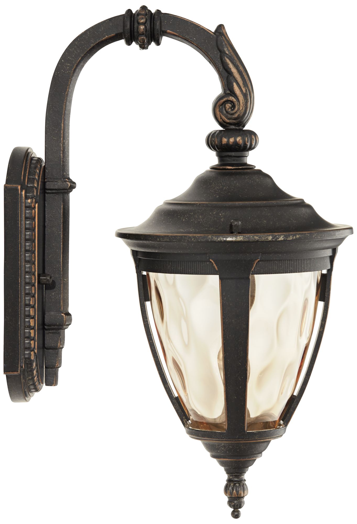 John Timberland Bellagio 13 1/2" Bronze Downbridge LED Outdoor Light