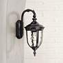 2_John Timberland Bellagio 16 1/2" Black Finish Downbridge Outdoor Light