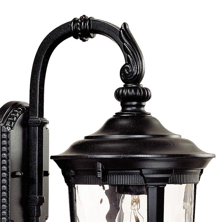 Image 3 John Timberland Bellagio 16 1/2" Black Outdoor Lights Set of 2 more views