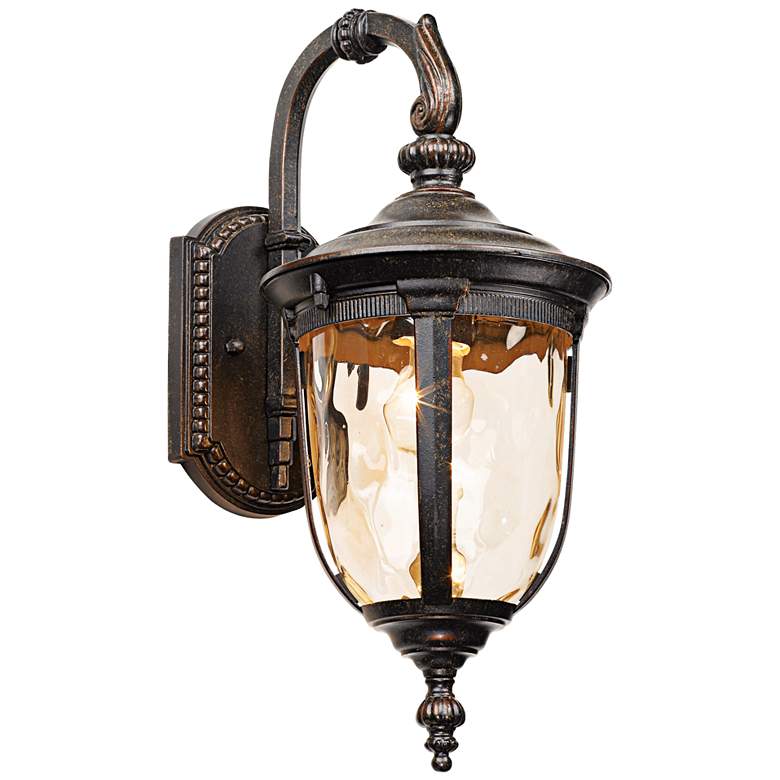 Image 2 John Timberland Bellagio 16 1/2" Bronze Downbridge Outdoor Wall Light