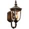 John Timberland Bellagio 16 1/2" Bronze Upbridge Arm Outdoor Light