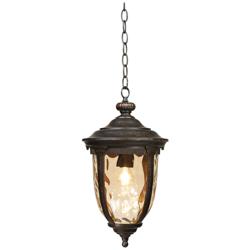 John Timberland Bellagio 18" High Bronze Outdoor Hanging Light