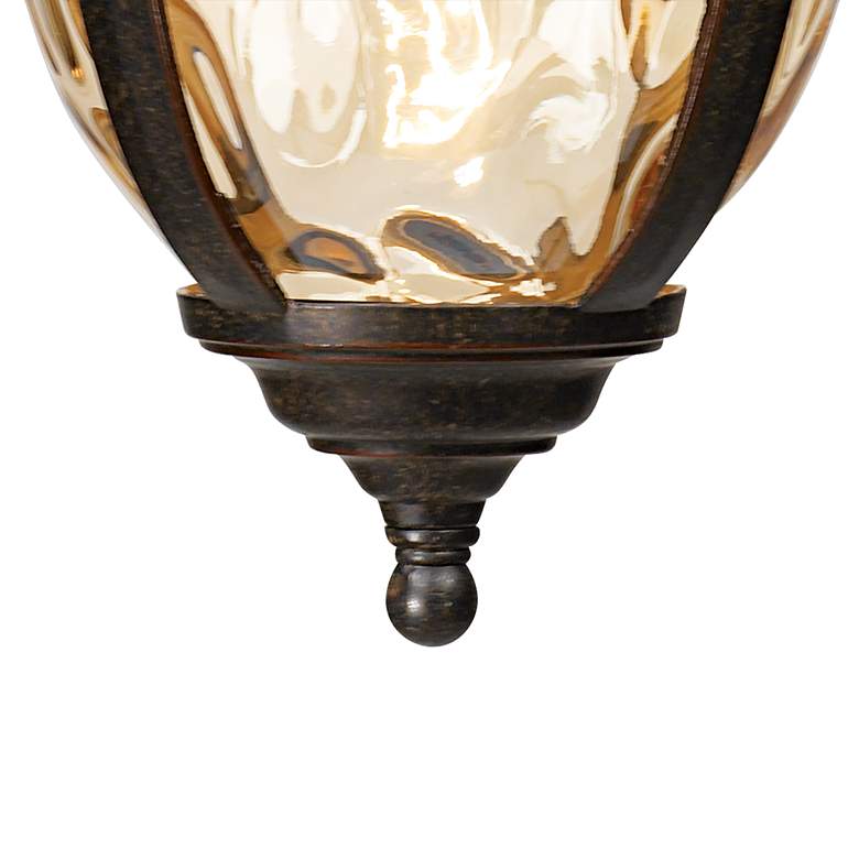 Image 6 John Timberland Bellagio 18" High Bronze Outdoor Hanging Light more views
