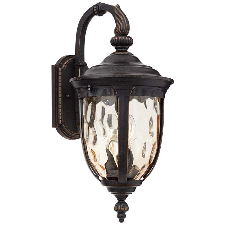 Image 2 John Timberland Bellagio 20 1/2" Bronze Downbridge Outdoor Wall Light