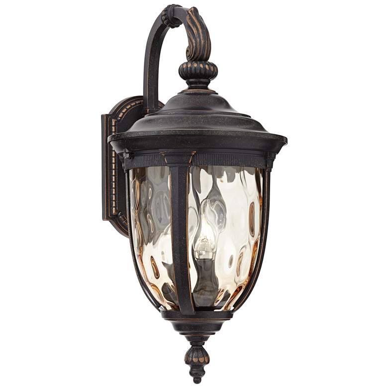 Image 6 John Timberland Bellagio 20 1/2 inch Bronze Downbridge Outdoor Wall Light more views