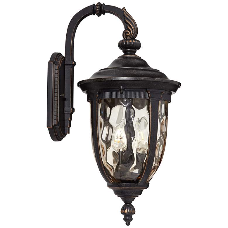 Image 7 John Timberland Bellagio 20 1/2" Bronze Downbridge Outdoor Wall Light more views