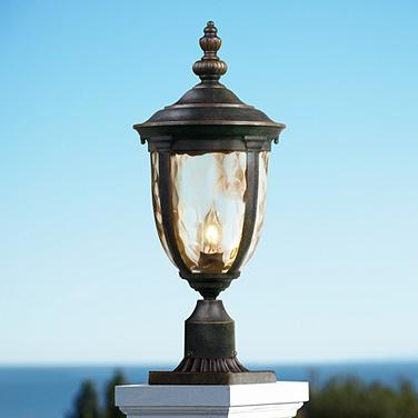 John Timberland Bellagio 21 1/4" High Bronze Outdoor Post Light