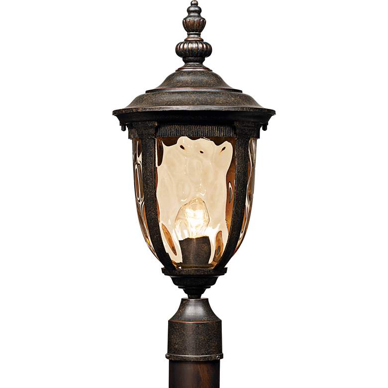 Image 3 John Timberland Bellagio 21 1/4" High Bronze Outdoor Post Light