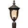 John Timberland Bellagio 21 1/4" High Bronze Outdoor Post Light