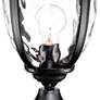 5_John Timberland Bellagio 21 1/4" Textured Black Outdoor Post Light more views