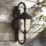 1_John Timberland Bellagio 26" High Bronze Upbridge Outdoor Wall Light