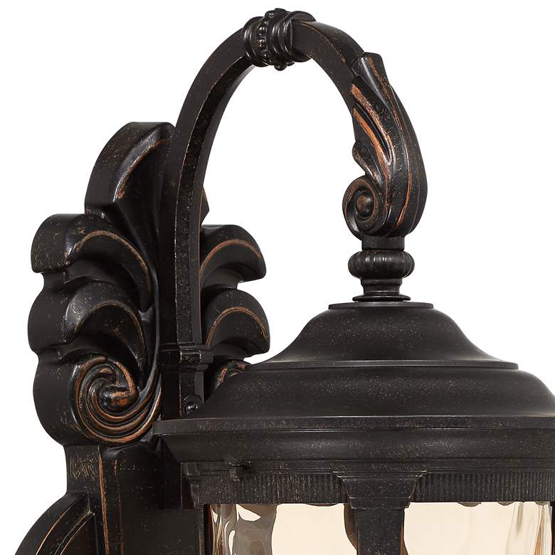 Image 3 John Timberland Bellagio 26" High Bronze Upbridge Outdoor Wall Light more views